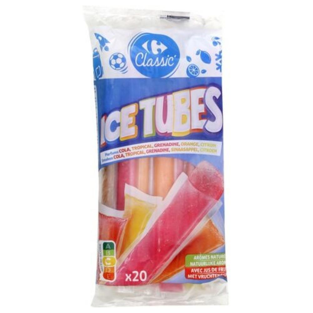 [714724] Tubes à Glace Carrefour Classic 20 unités 816g.