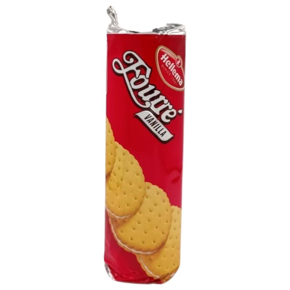 [664285] Biscuits Sandwich Vanille Hellema 300g